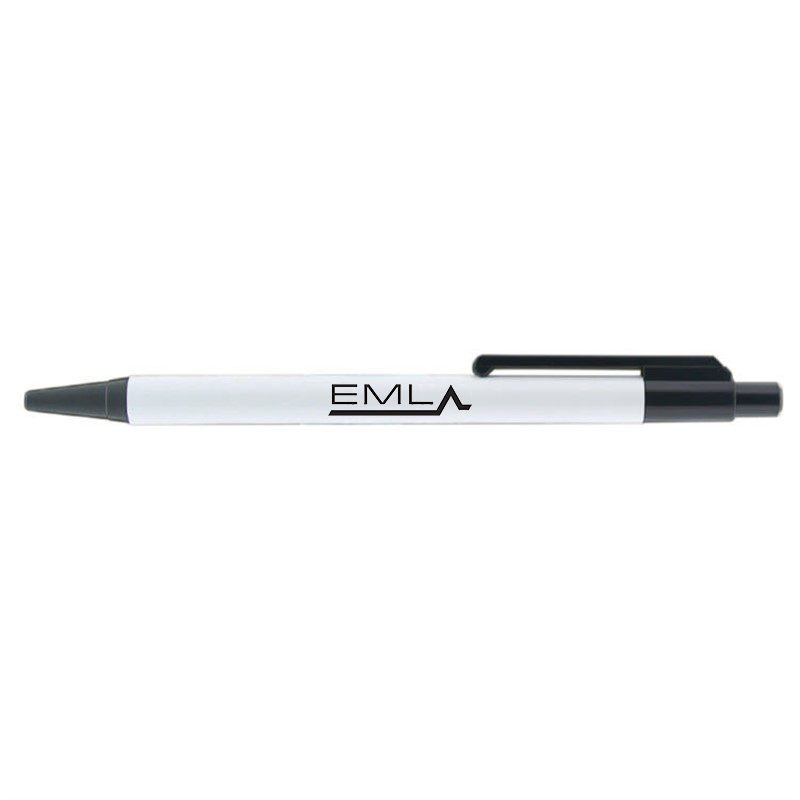 a pen with the word emla written on it